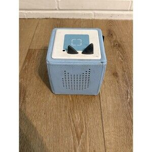 Tonies Toniebox Audio Player Box Player Blue with Charger Base TESTED M10003